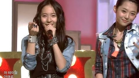 【TVPP】 f(x) - Intro + LA chA TA, 에프엑스- 인트로 + 라차타@ Debut stage, Show! Music Core Live