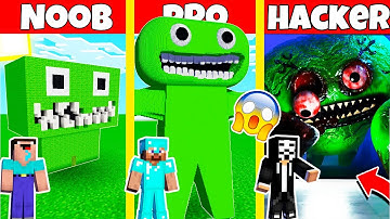 GARTEN OF BANBAN GREEN JUMBO JOSH MONSTER HOUSE BUILD CHALLENGE - NOOB vs PRO vs HACKER / Animation