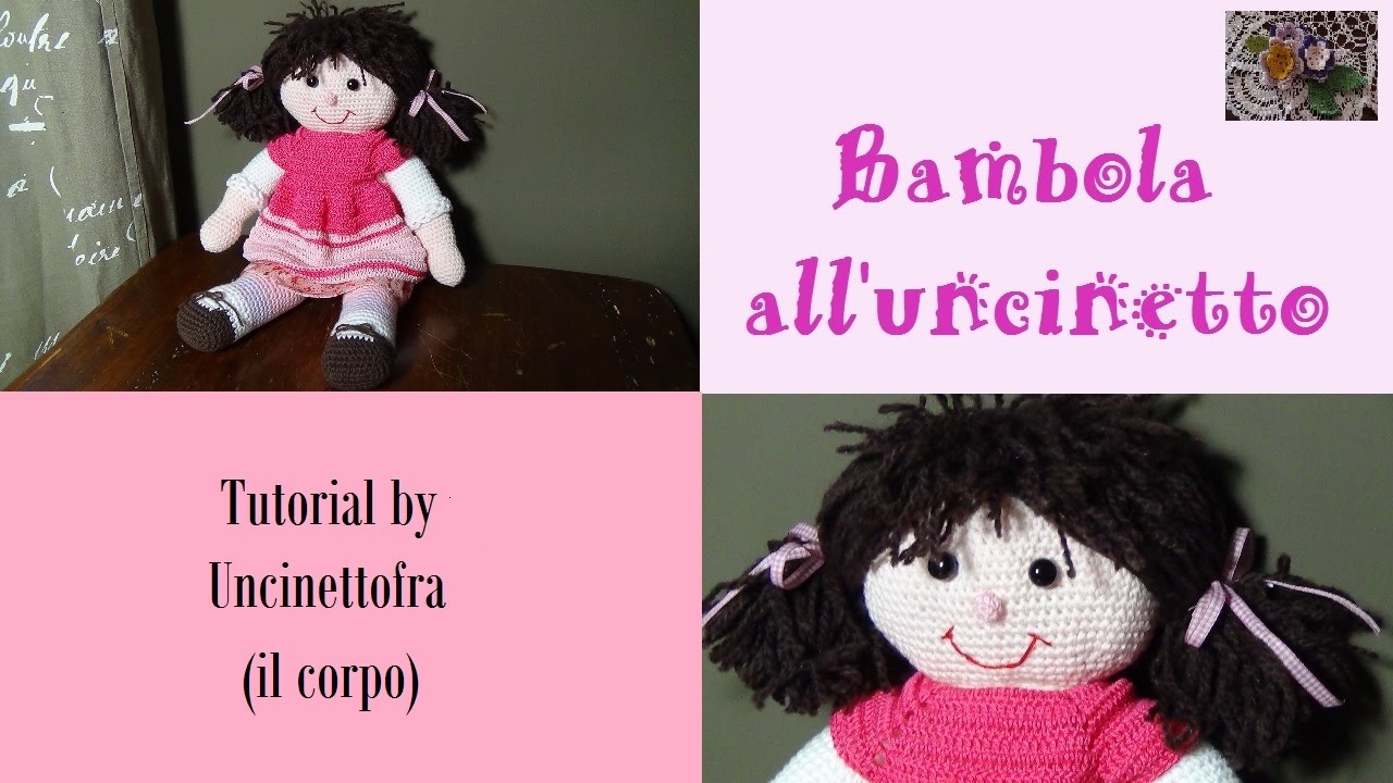 bambola all'uncinetto tutorial (il corpo)