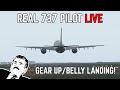 Gear Up/Belly Landing into Copenhagen! | iniBuilds Airbus A300 flown by Real Boeing 737 Captain