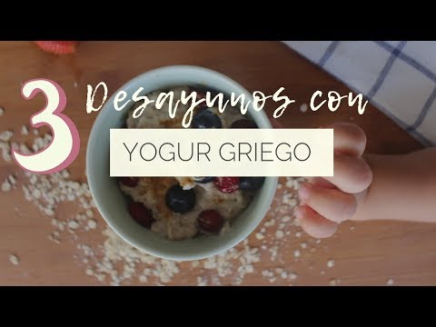 Video: Yogur Griego Para El Desayuno: 10 Comidas Saludables