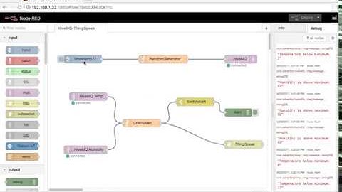 Hivemq Thingspeak Flow
