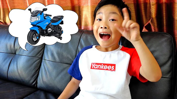 Car Toy for Kids Unboxing Power Wheels Bike Assembly & Test Drive