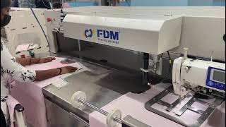 FD-6390-8000A Automatic Laser Polo Placket Machine With Stacker