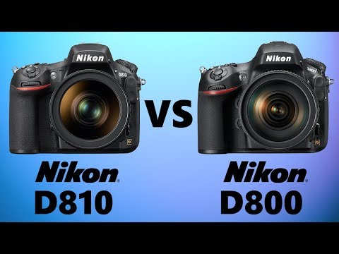Nikon D810 vs Nikon D800