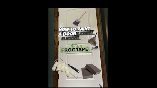 How to paint a door ( I’m trying my best using a camera)#ideas #how #diy #paintingforbeginners