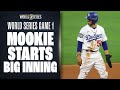 Dodgers put up FOUR runs in 5th, led by Mookie Betts' stolen bases +  base running! (World Series)