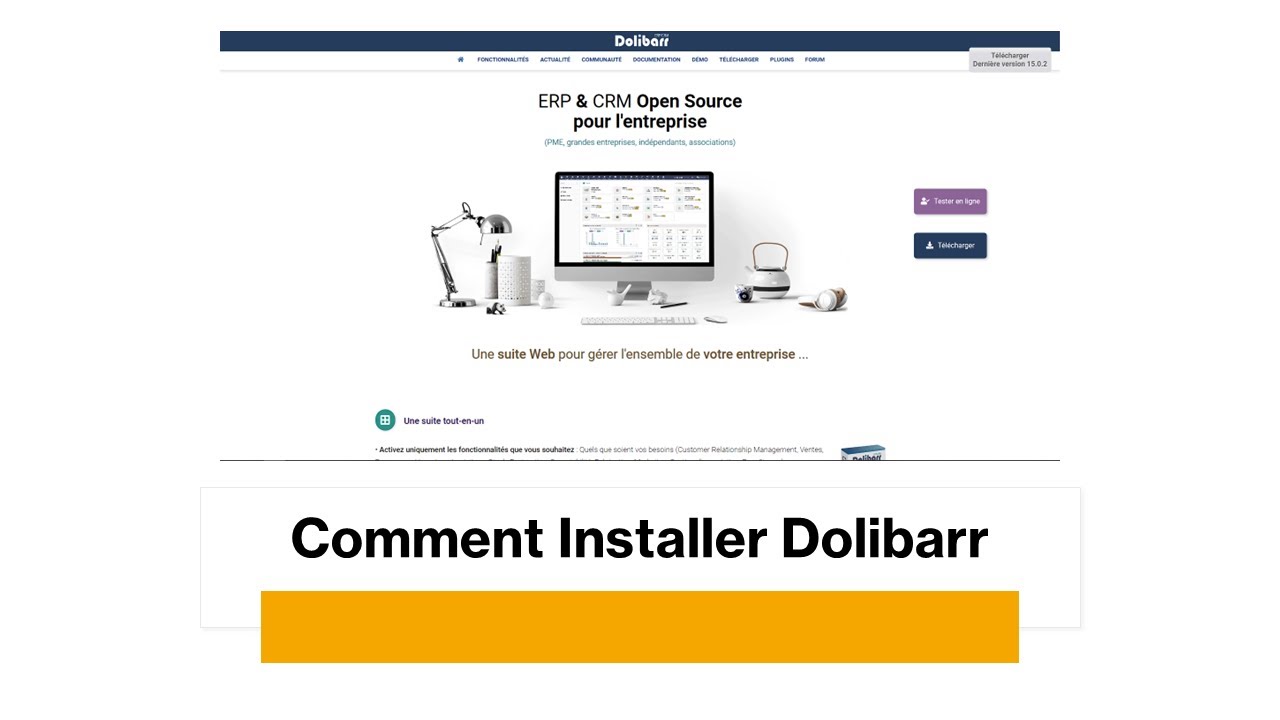 Comment Installer Dolibarr : Mettre en place un ERP & CRM - YouTube