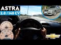 Teste acelerando astra 20 140 cv   bom anda bem vale a pena avaliao na estrada