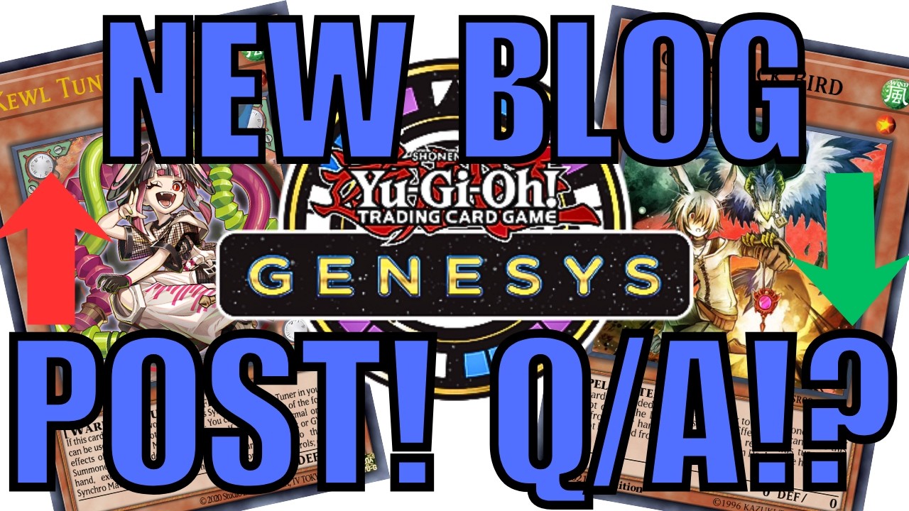 NEW GENESYS BLOG POST! LETS GO OVER IT! #ygogenesys