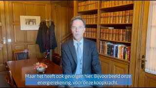 Eerste reactie premier Mark Rutte na Troonrede 2022