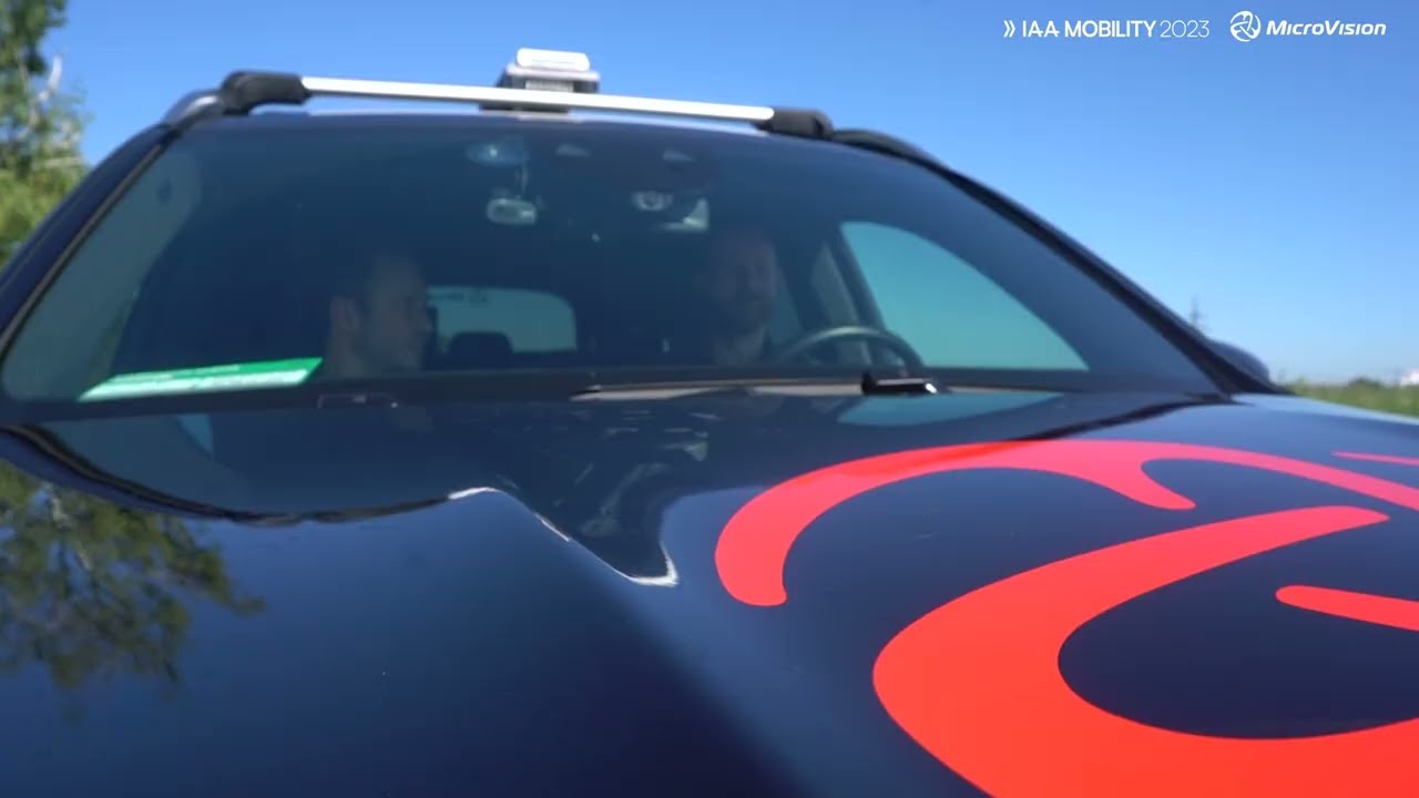 MicroVision Test Drive at IAA 2023