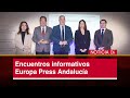 Encuentro informativo de europa press andaluca con el presidente de la diputacin de crdoba