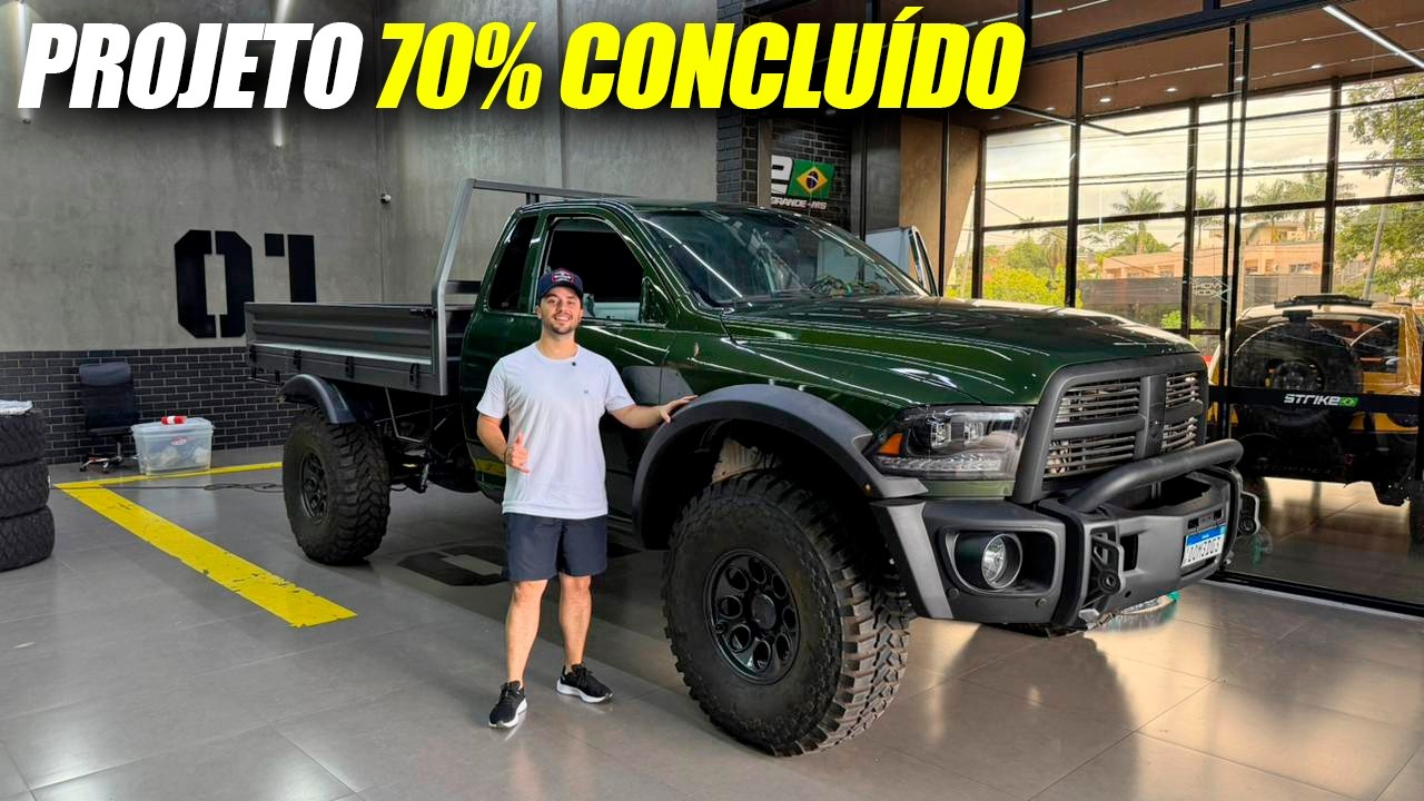 RAM FLATBED COM A CAÇAMBA FINALIZADA!