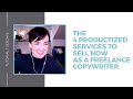The 4 Productized Services to sell now as a Freelance Copywriter