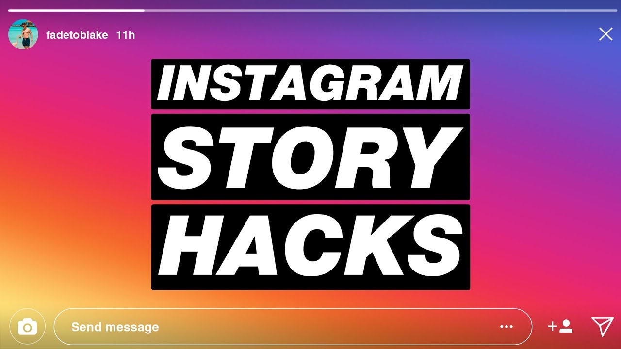 Instagram Story Hacks (2018) // Secret Gifs, Highlight Covers From Camera  Roll, And More! - Youtube