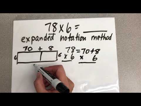 2 by 1 Multiplication Expanded Notation