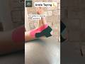 Try this!! Kinesiology Taping technique for ankle pain relief! 💯🔥#athlete #foot #anklepain