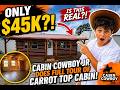 ONLY $45K FOR THIS CARROT TOP CABIN? AMISH BUILT MODULAR CABIN SHIPS NATIONWIDE 🚢