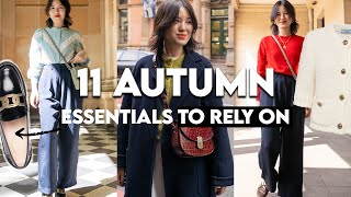 11 FALL AUTUMN WARDROBE ESSENTIALS | MustHave Staples & What To Look For!