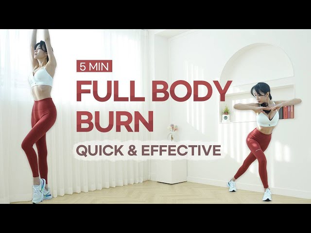 5 MIN STANDING FULL BODY WORKOUT (No Jumping ) Burn Lots Of Calories At Home l K-POP IDOL BODY SHAPE class=