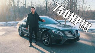 TUNED 750HP Mercedes S63 AMG Review!