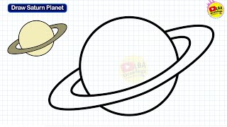 Athlete Statistics How To Draw Saturn Planet | LBA Drawings