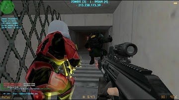 Counter-Strike: Zombie Escape Mod - ze_Secret_Lab_warz_fix on Dawn of Dead