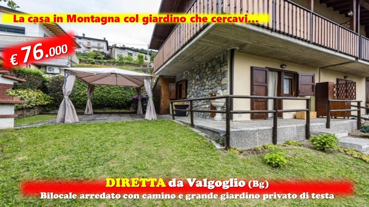 NON PIÙ DISPONIBILE: ALTA VALLE SERIANA - VALGOGLIO (BG), la casa col giardino che cercavi...