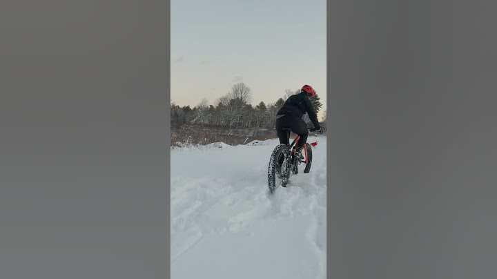 Snowy Bike Hack: Conquer Winter Trails with a Dropper Post!