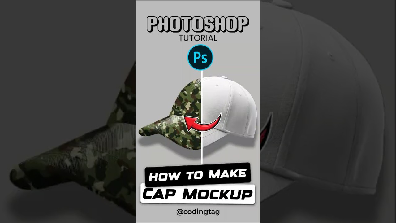 How to make a Realistic Cap Mockup in Photoshop  