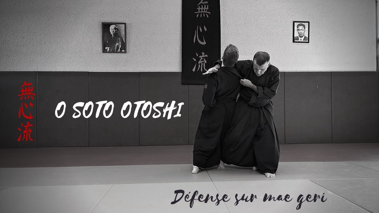 Mushin ryu Ju jitsu: Mae geri , O soto otoshi.