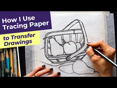 How I Transfer Sketches with Tracing Paper - YouTube