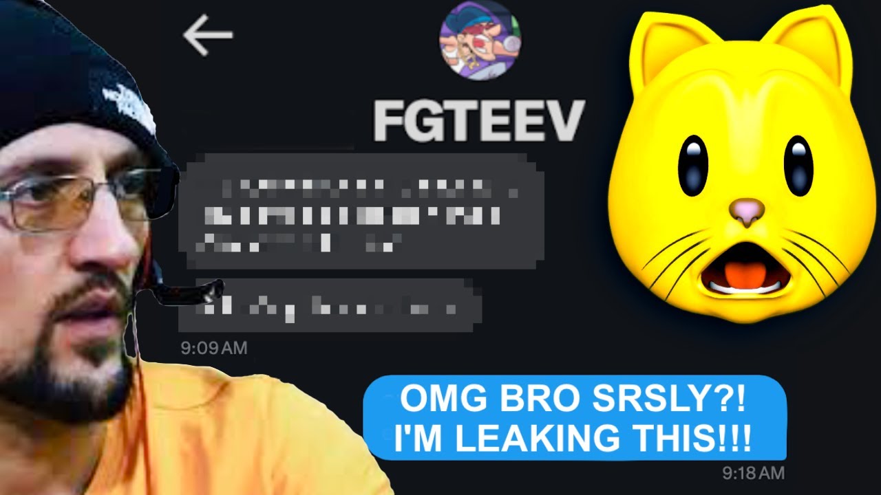 I EXPOSED FGTEEV IN 4K WITH LEAKED DMS!!