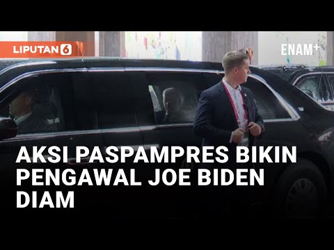 Tegas! Paspampres Buat Pengawal Joe Biden Tak Berkutik | Liputan6