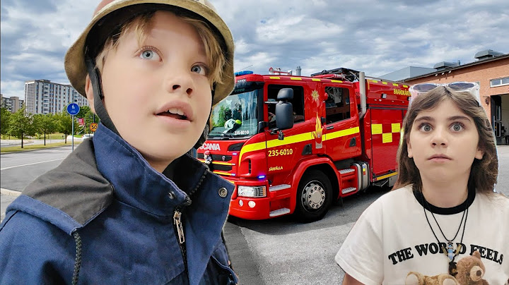 The Alarm Goes Off when the Family visit the Fire Station VLOG