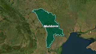 Moldova Free GeoLayer Map Animation