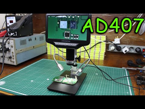 Видео: Мой новый микроскоп Andonstar AD407