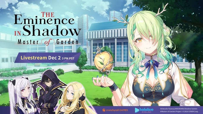 The Eminence in Shadow: Master of Garden】Global Launch w