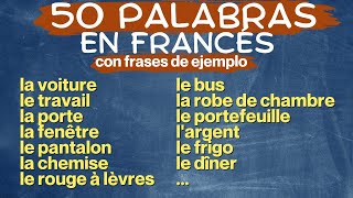 50 palabras de la vida diaria en francés| Escucha, repite y memoriza