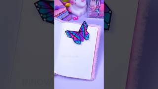 DIY  Cute paper craft ideas ~ Paper butterfly #shorts #diy #art #papercraft  #youtubeshorts