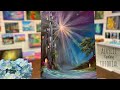 How To Paint:  A Castle In The Sky! Acrylic painting tutorial