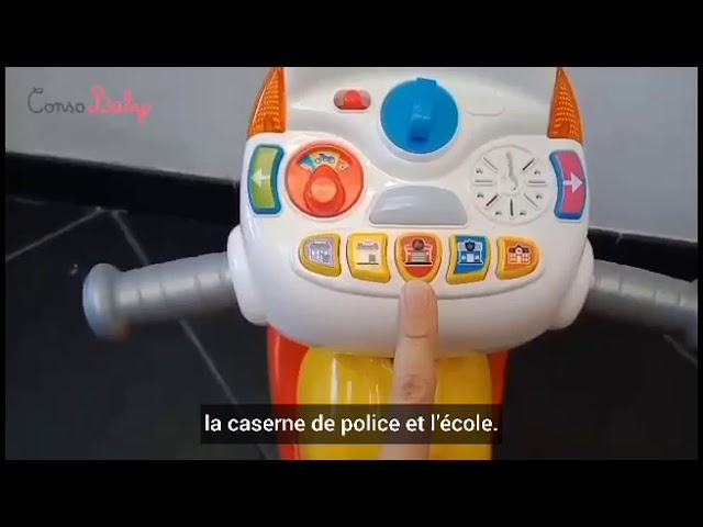 Vtech Trotti moto 3 en 1 - Trotteur bébé 12m+ 