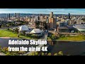 Adelaide  spectacular aerial drone city skyline aug 2022   4k