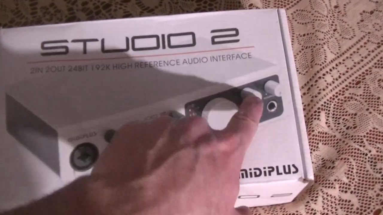 Midiplus Studio 2 - Interface (Placa de Audio)