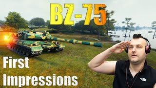 New Chinese Tier X Heavy: BZ-75 — First Impressions! | World of Tanks