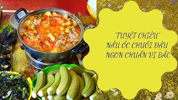 “Tuyệt chiêu” nấu ốc chuối đậu ngon chuẩn vị Bắc | HELLO VIETNAM