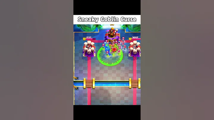 Sneaky Goblin Curse #clashroyale #clashroyalememes #clashroyaleshorts