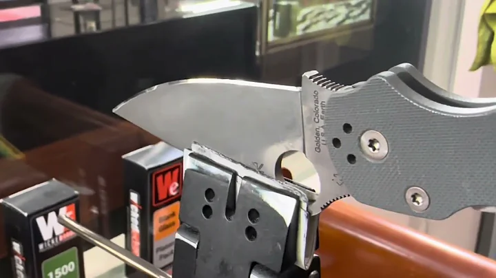 Sharpened at 17 Degrees Spyderco Maxamet PM2