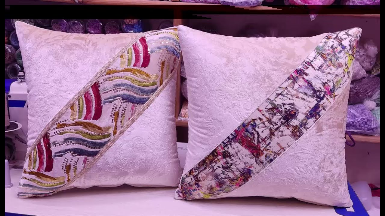 طريقة خياطة مخدات ديكور المعين لزينة الصالون المغربي How to sew a pillow